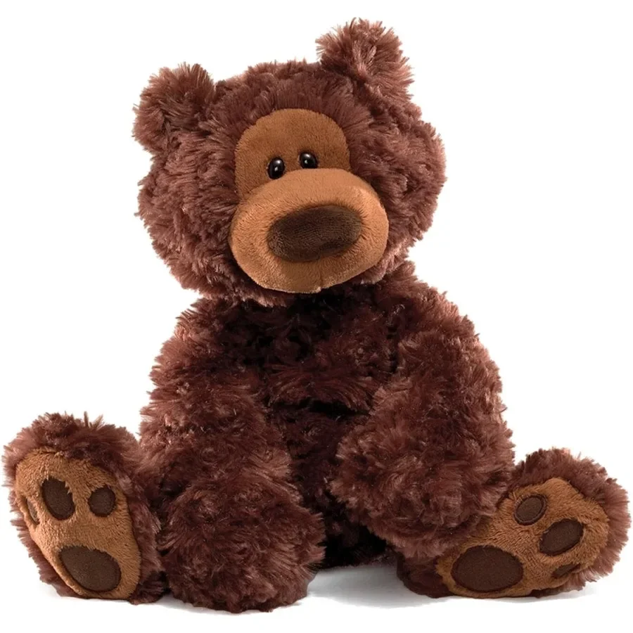 GUND Philbin Oso de peluche clásico Animal relleno premium para edades de 1 y más Marrón chocolate 12 Diseño abrazable de peluche suave