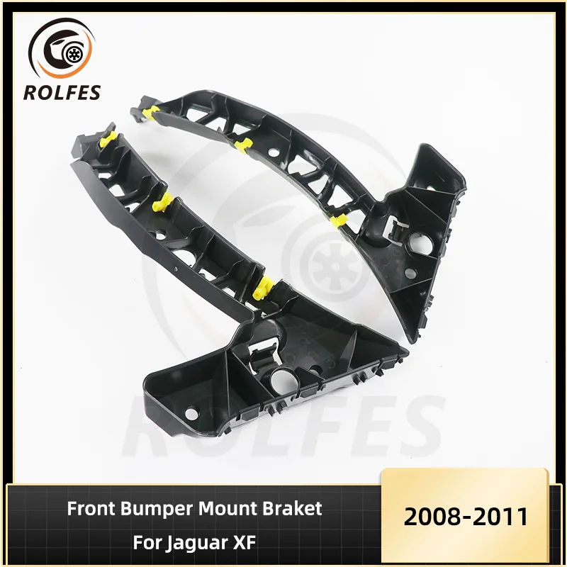 ROLFES Front Bumper Mount Bracket For Jaguar XF 2008 2009 2010 2011 Car Exterior Part Accessories C2Z10617 C2Z10618