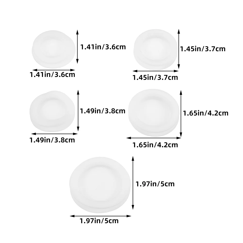 10pcs Universal Rubber Piggy Bank Stopper Replacement Closure Multi Purpose Round Various