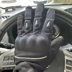 Summer Breathable Men's Rukka Airium Moto Biker Outdoor Cycling Protect Motorcycle Gloves Motocross Motorbike Glovs Touch Screen