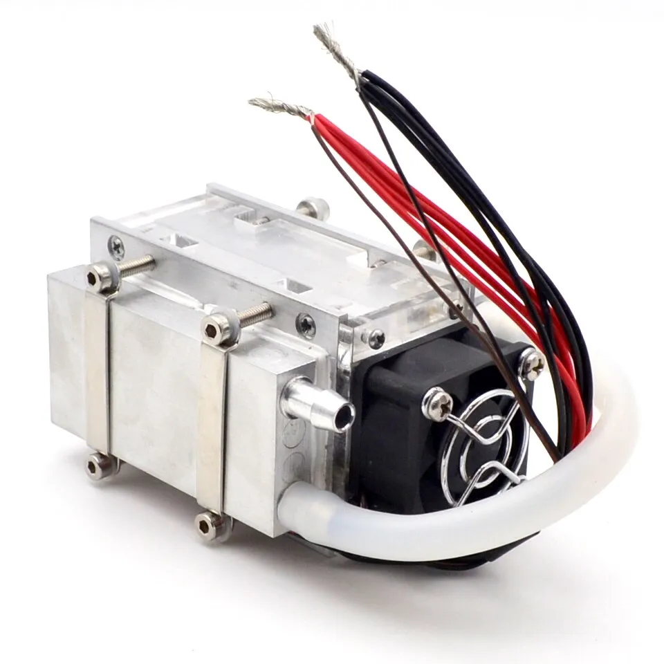 DIY TEC Peltier semiconductor refrigerator water-cooling air condition Movement for refrigeration and fan