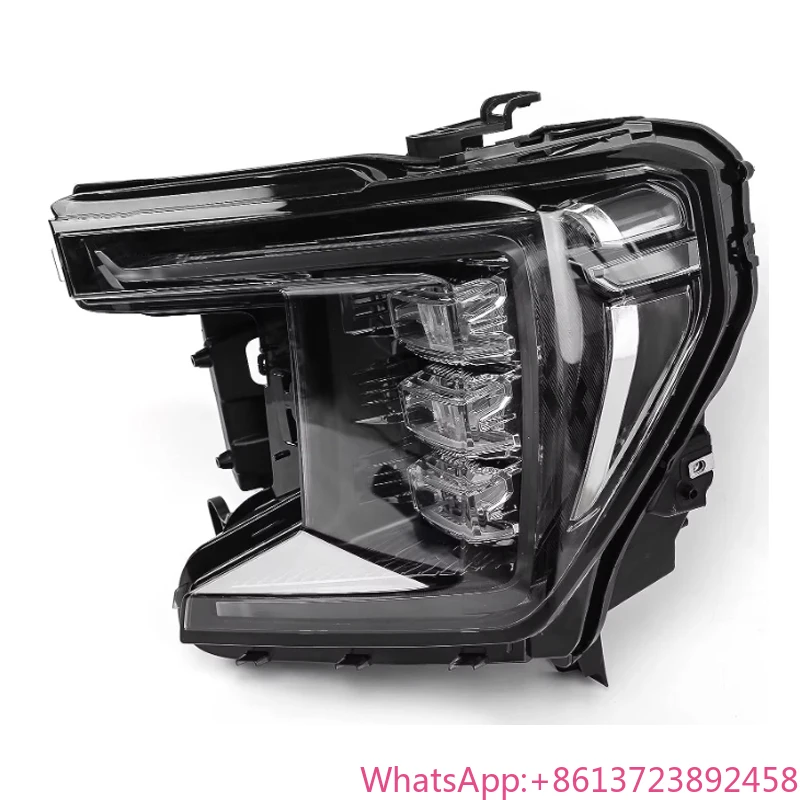 Flyingsohigh LED Head Light Headlamp for 2021-2024 GMC Yukon XL AT4|DENALI Car Accessories Front Lamp GM2502515 84898701
