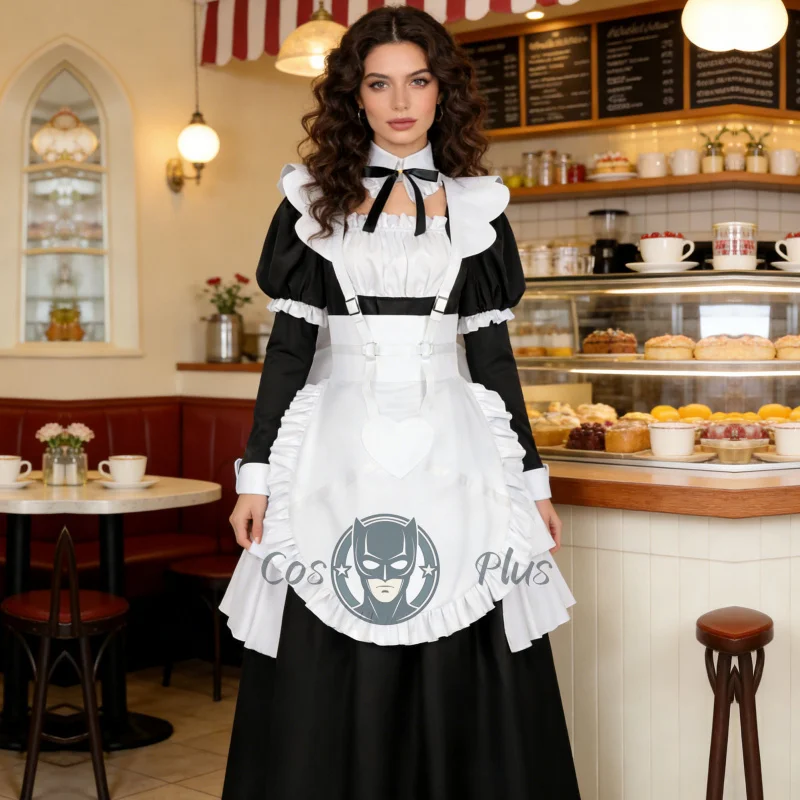 

Anime Playing Death Games to Put Food on the Table Kanako Cosplay Costume Maid Outfit Party Halloween Carnival Party Uniform