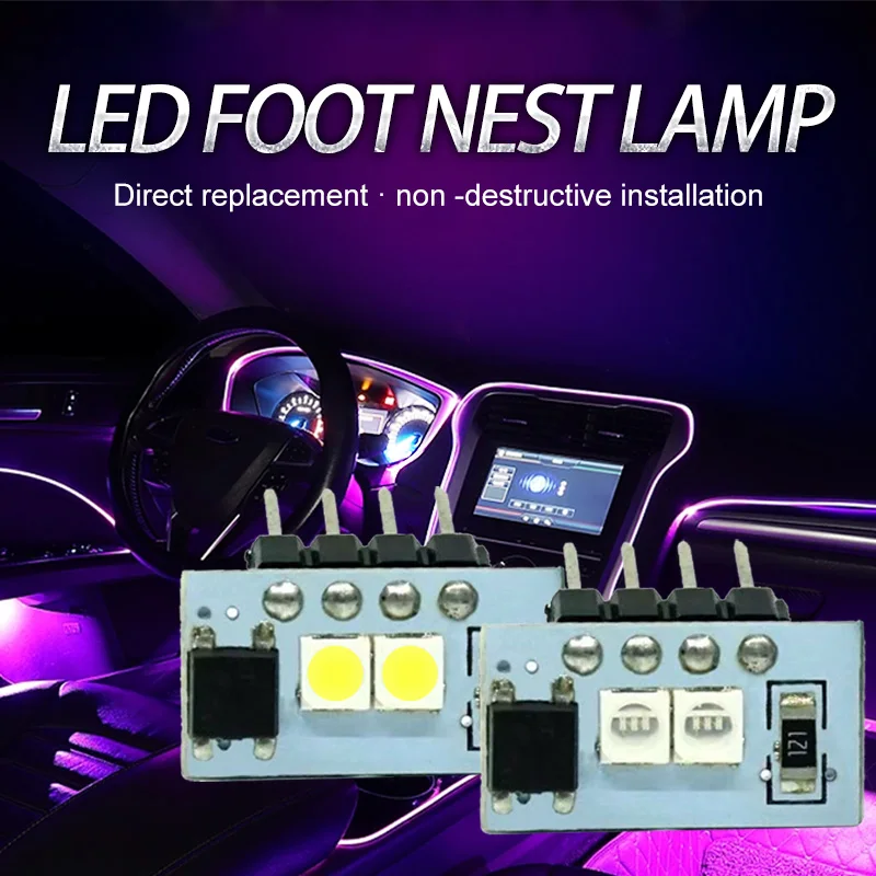 2Pcs Car Led Interi… - image