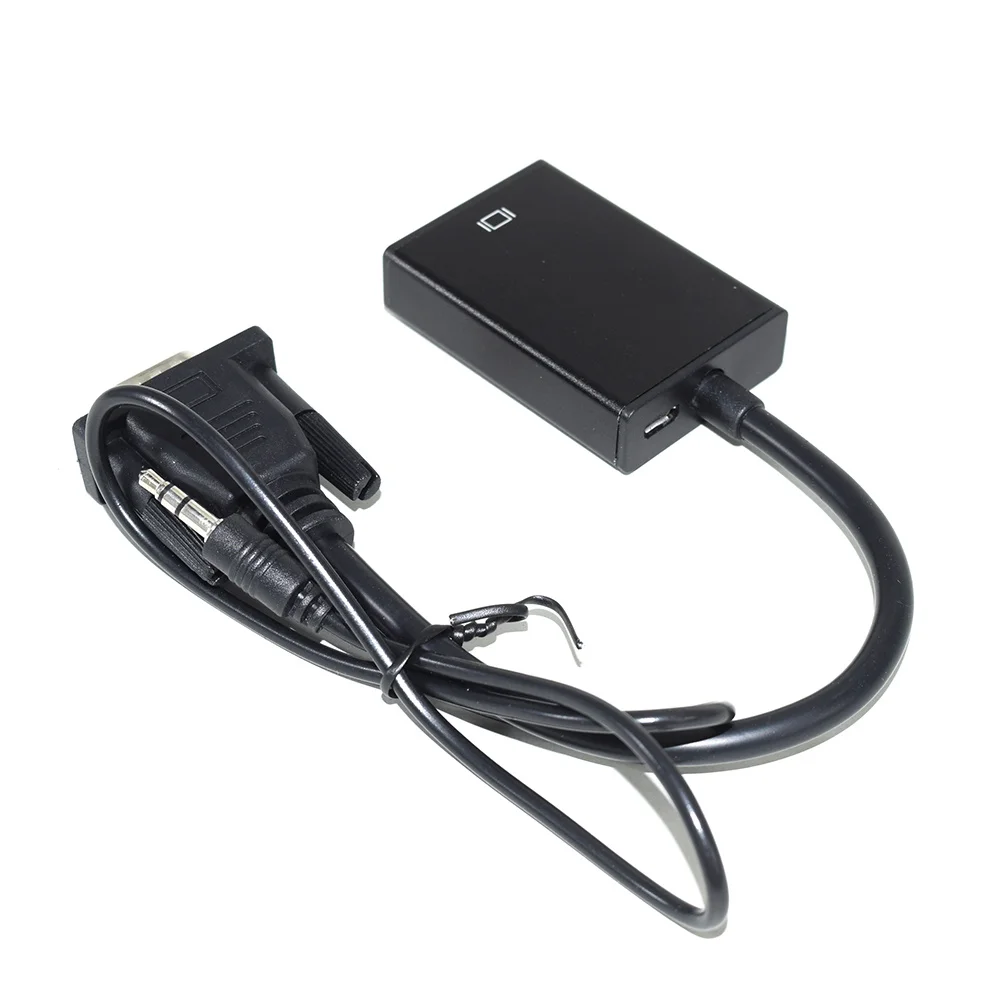 

Vga to Cable Adapter Converter 1080P Oxygen Free Copper Gold Plated Connectors for Pc Laptop Projector Hdtv