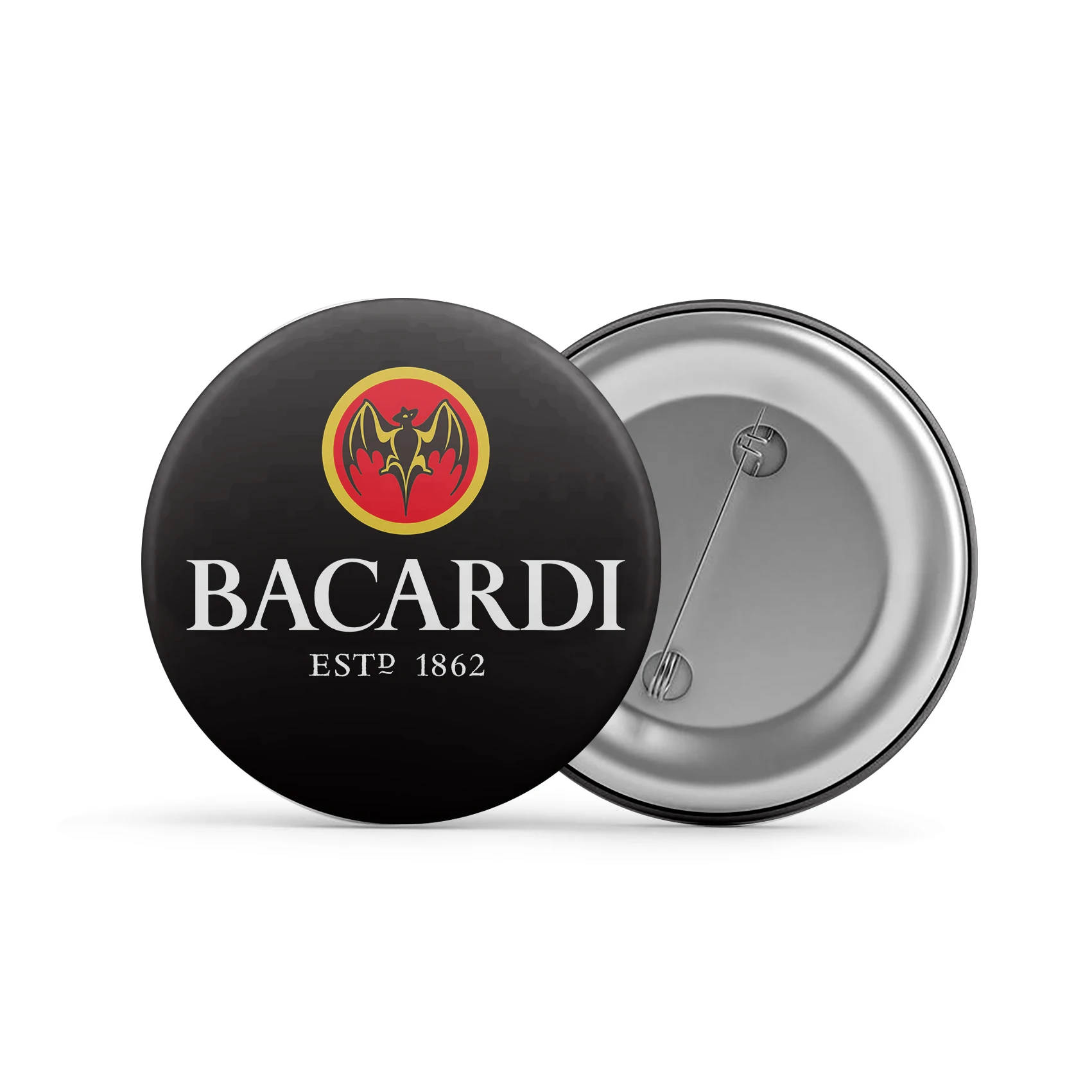 Bacardi Rum Brooch Badge Clothes Backpack Accessories Decor Support Custom Photo Cartoon  Metal Pin Gifts Souvenir HZ-191