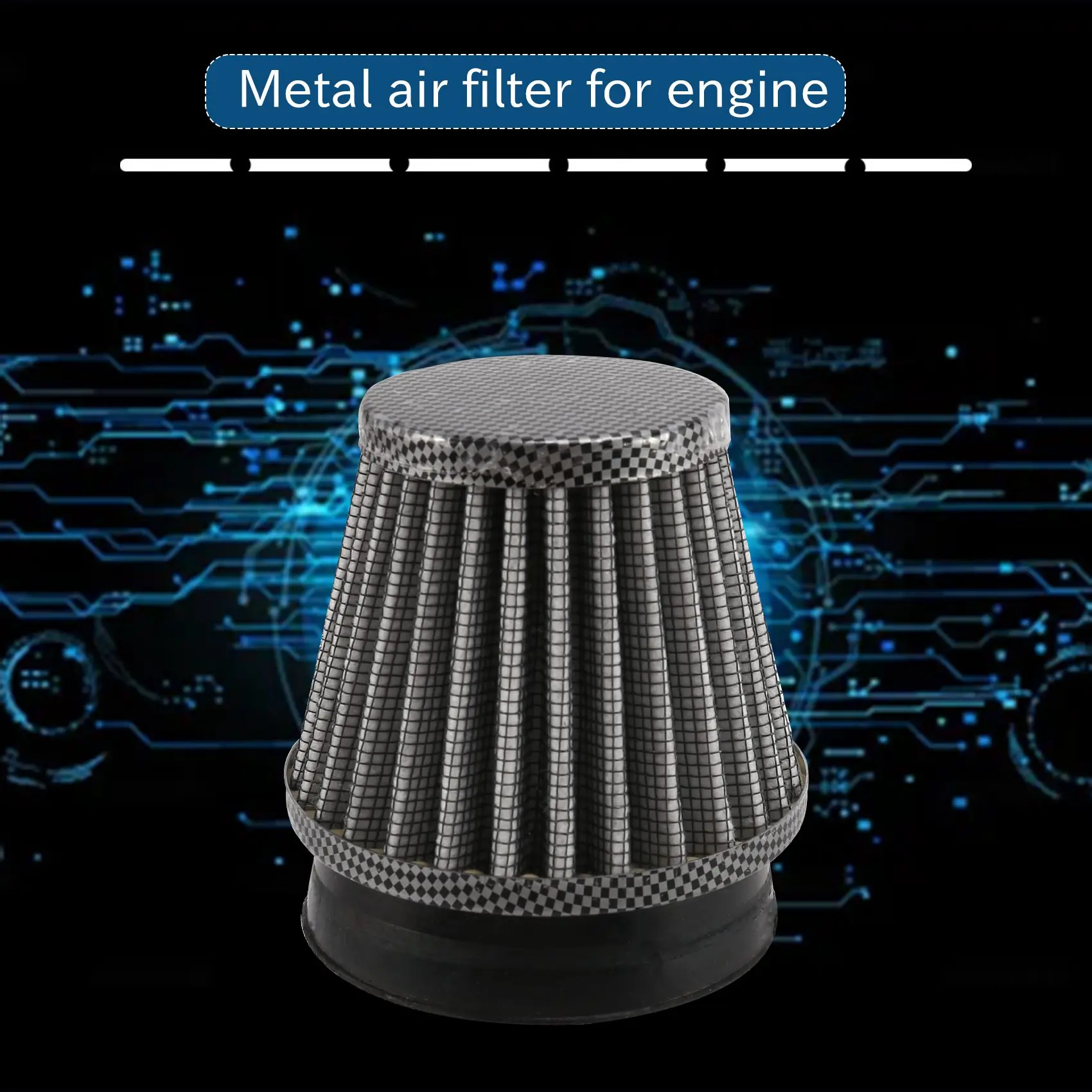 Metal Air Filter Fit for Zenoah CY 23Cc 26Cc 29Cc 30.5Cc 32Cc 45Cc Engines for 1/5 HPI Km Baja 5B 5T 5SC Rc Car