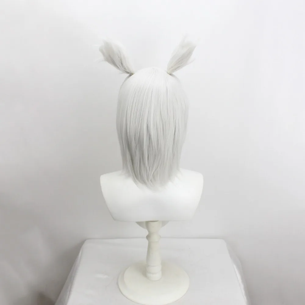 فاينل فانتسي 14 FFXIV Y'shtola شعر مستعار كوسبلاي فضي رمادي شعر طويل