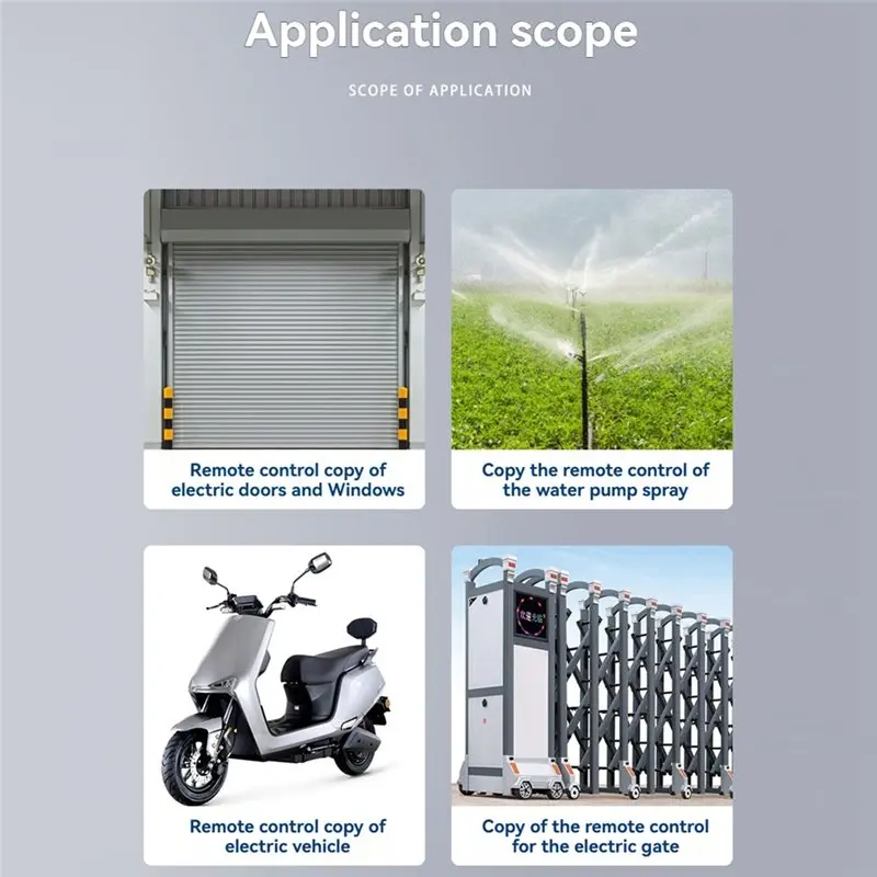 N15R-RF ناسخ ريموت كنترول 6 قطعة العالمي باب المرآب رمز المنتزع استنساخ بوابة مفتاح فوب القيادة الارسال 250-915 ميجا هرتز