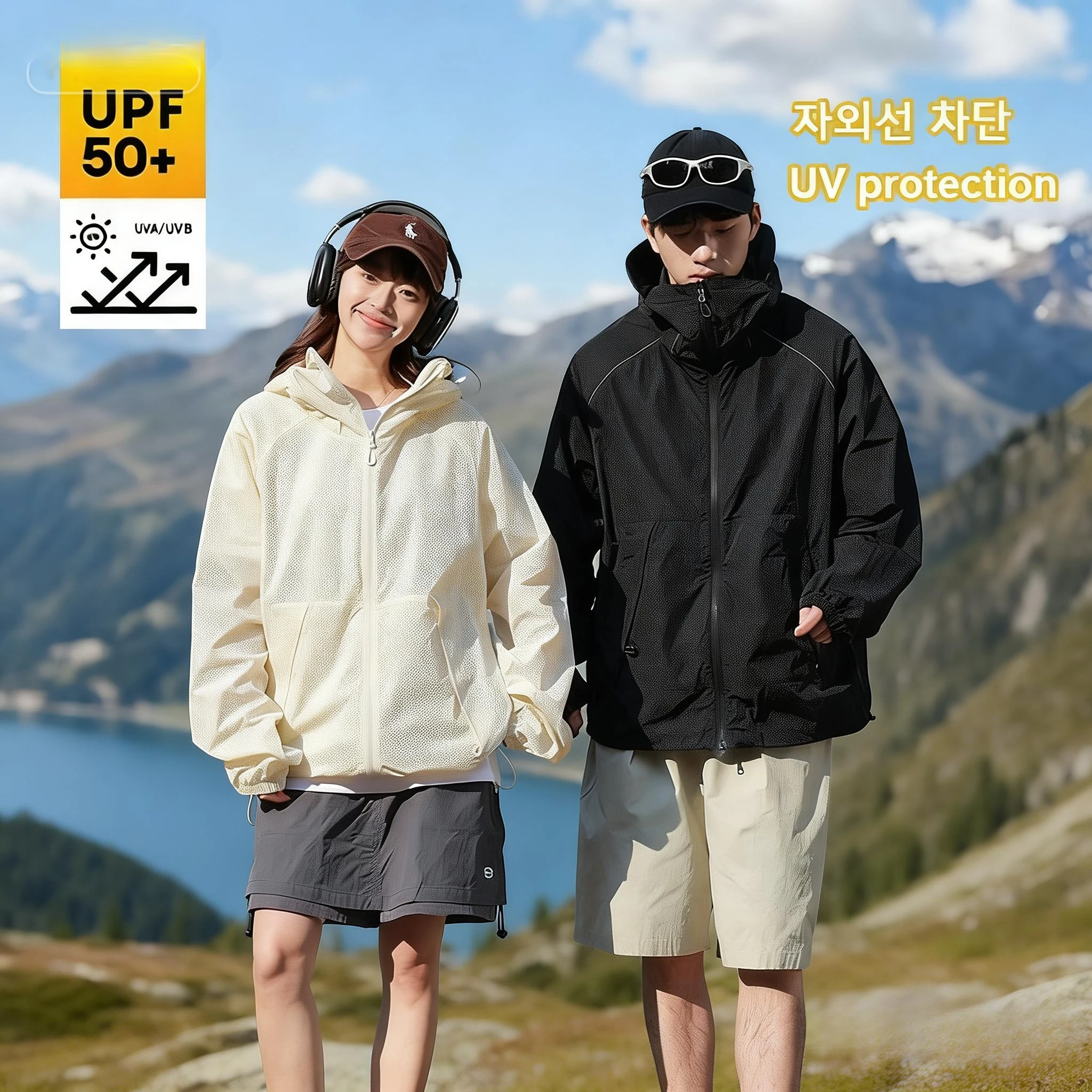 

Уличная солнцезащитная одежда: летние куртки для походов с защитой от УФ-излучения UPF50+, парные куртки с капюшоном для путешествий, походов и рыбалки