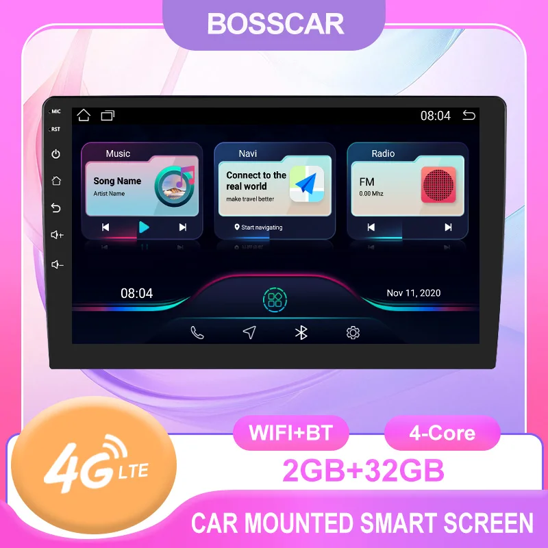

Android 13 Car Radio Wireless Carplay Android Auto 2 Din 7"/9"/10" GPS Navigator MP5 Player Glass Screen Wi-Fi FM BT Car Stereo