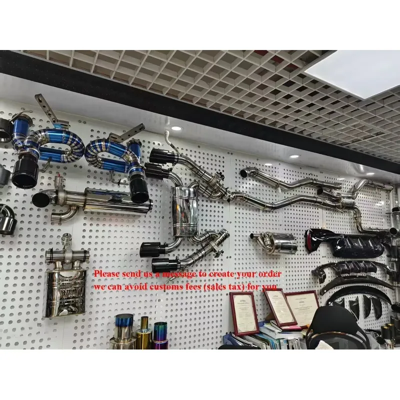 Hot Sale SYPES Car Valvetronic Exhaust System Pipe for Z4 E89 2.0T/3.0T Catback Valved Muffler SS 304 Stainless