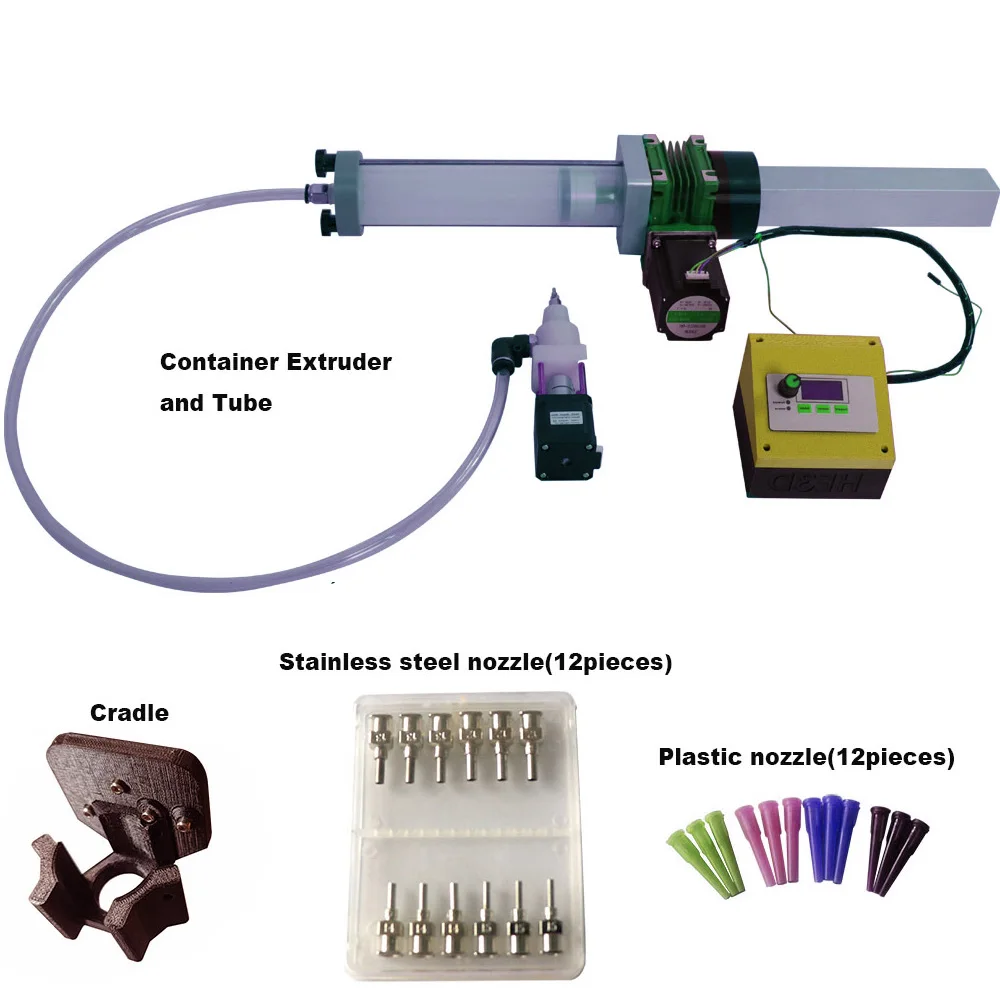 طابعة سيراميك ثلاثية الأبعاد، طابعة طين، مجموعة أدوات تسوية أوتوماتيكية كبيرة الحجم، طابعة ثلاثية الأبعاد من الطين، مكبس بثق الطارد