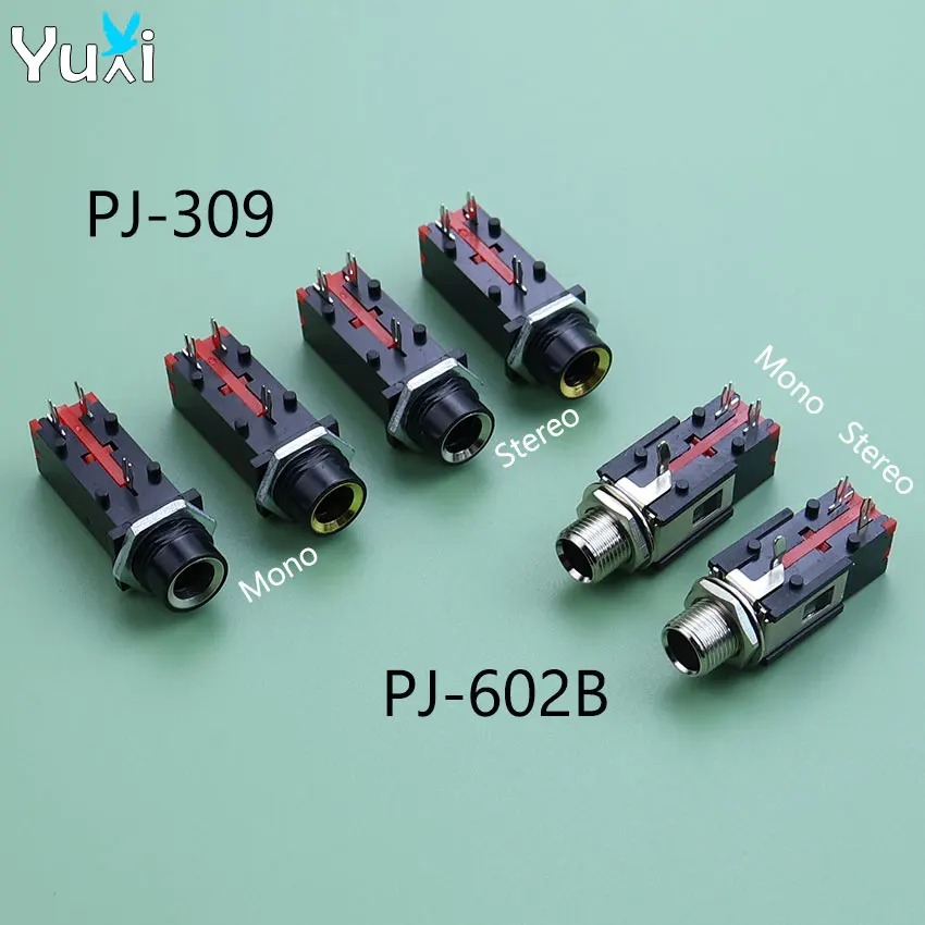 YuXi 2pcs PJ-309 PJ-602B 1/4