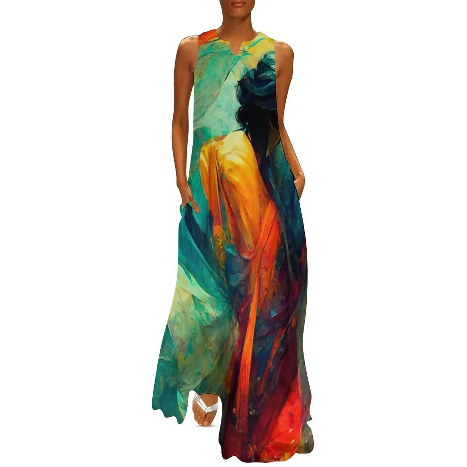 

the painted painter Long Dress Party dresses for women Female dress summer woman dress 2025