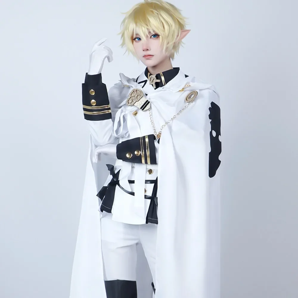 Mikaela Hyakuya Cosplay Fato Masculino, Anime Serafim do Fim