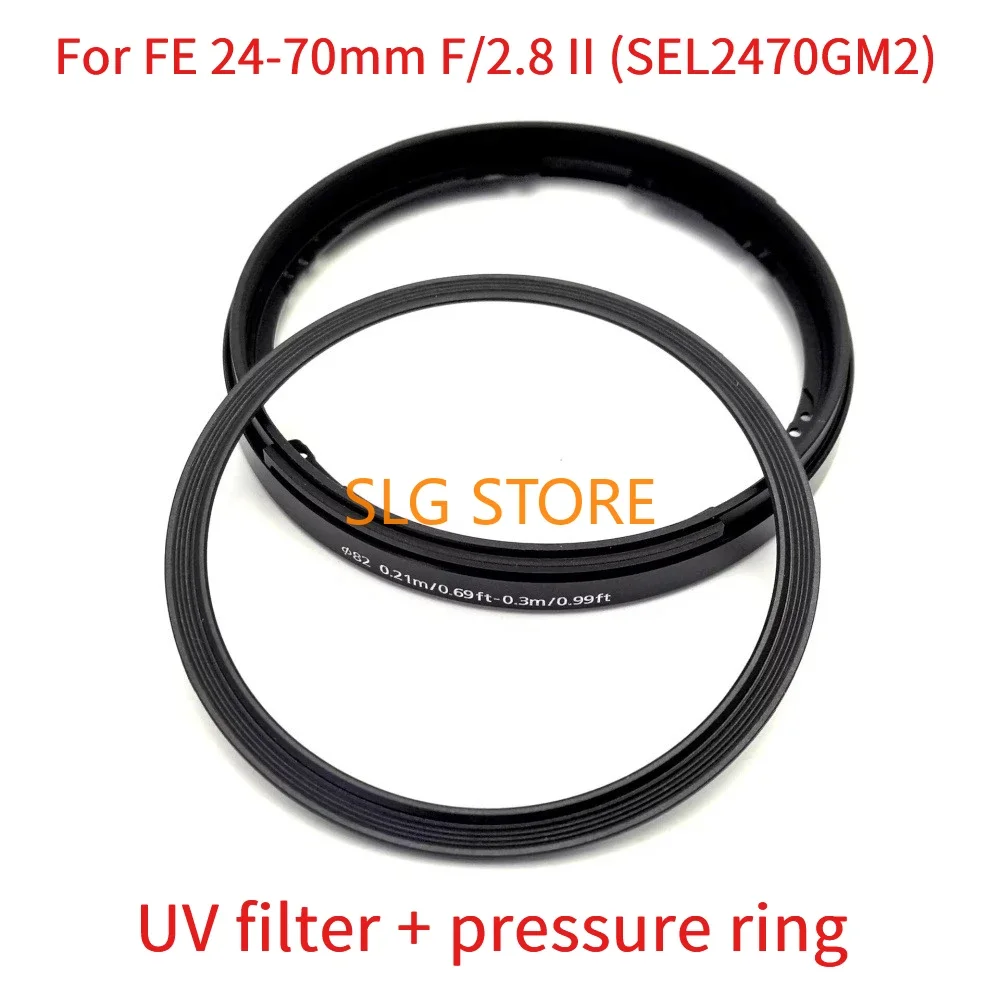 Новое переднее нажимное кольцо объектива 24-70 мм + трубка бленды с УФ-фильтром для Sony FE 24-70 мм F/2.8 II SEL2470GM2 2.8 F/2.8 Gen2 Part