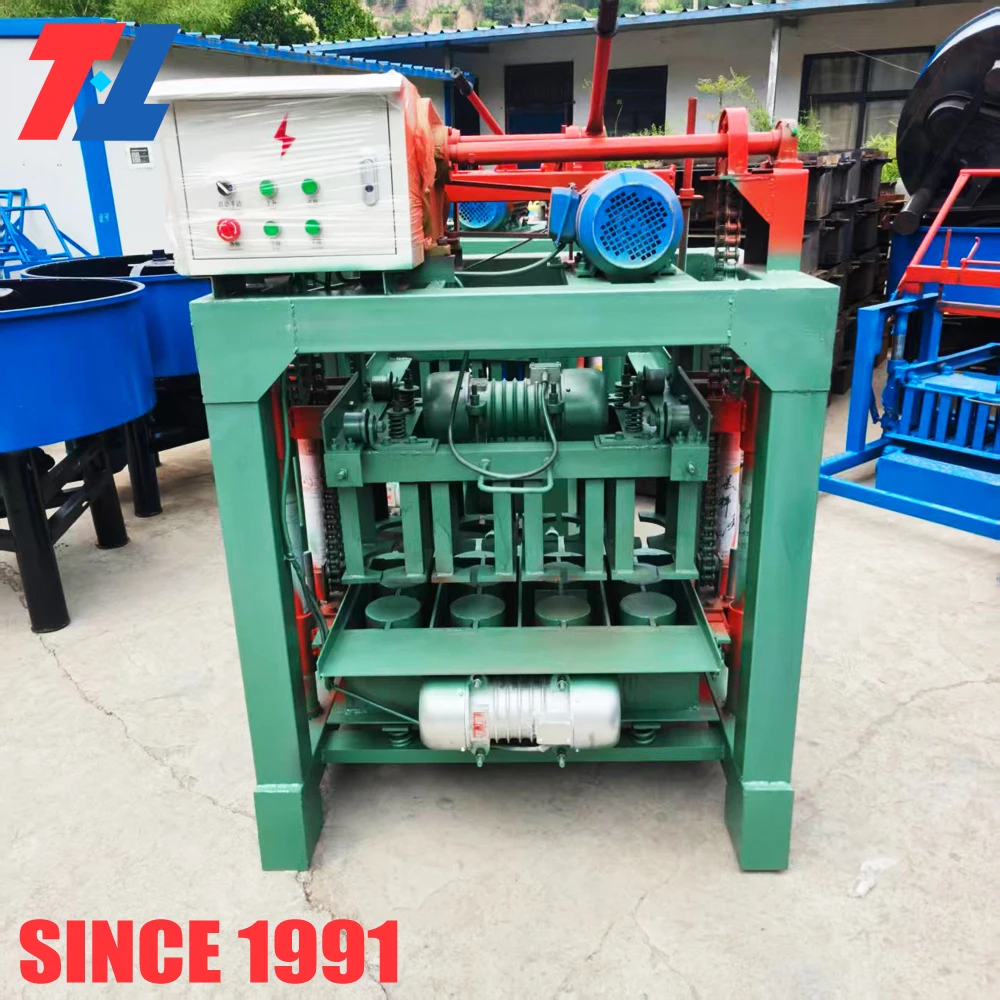 4-35A Automatic Brick Making Machine Block Cement Brick Making Machine Price in India Brick Making Machinery Curb Stone Olds