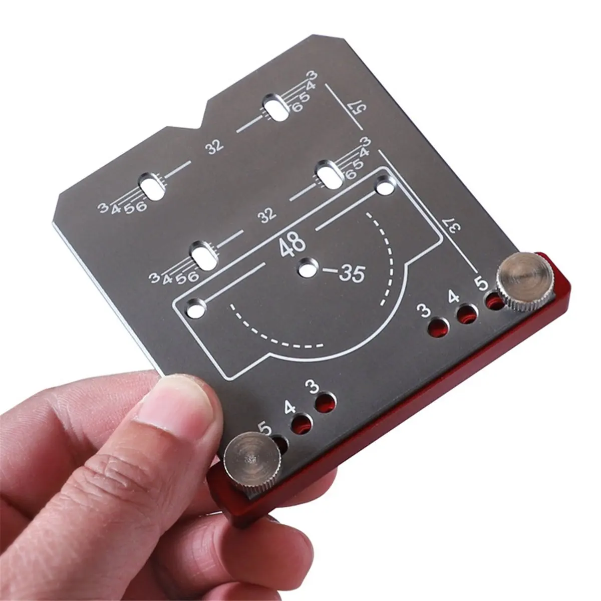 35mmHinge Jig Door Cabinets Concealed Hinge Hole Template Jig Aluminium Alloy Drill Guide Locator Tool for Woodworking,A-BCBW