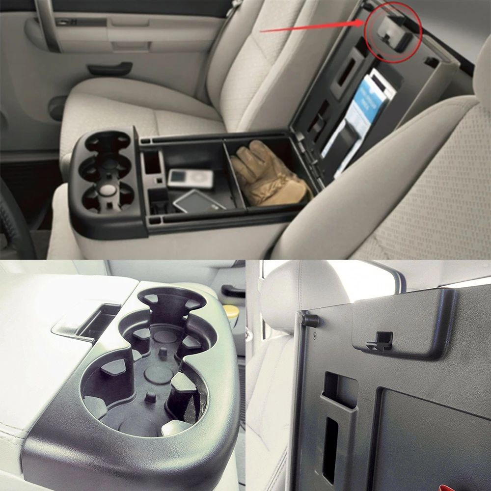 For Chevy/Chevrolet Avalanche Silverado 1500 2500 HD GMC Sierra Yukon XL Center Console Armrest Latch Lid Lock 2007 - 2014
