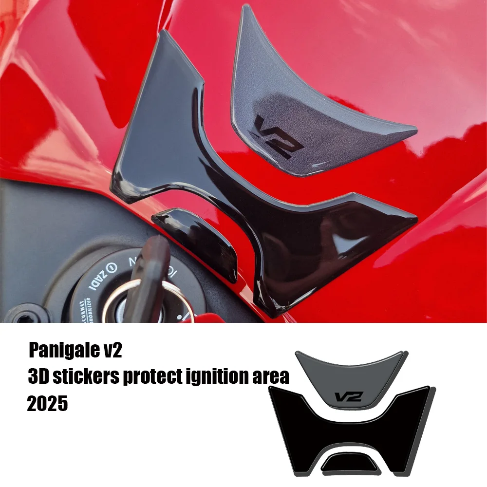 

Motorcycle 3D Stickers Protect Ignition Area Decoration For Panigale V2S V2 Stickers 2025