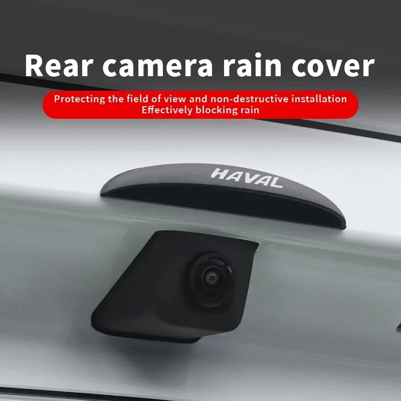 ABS Rear Camera Waterproof Protective Rain Cover for Haval H6 Dargo Jolion M6 F7, Automobile Backup Camera Housing Exterior Acce