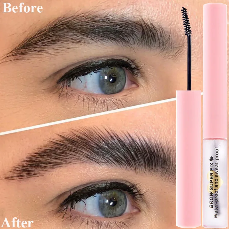 Wasserdichte Augenbrauen Styling Gel Creme transparente Brauen Wachs dauerhafte 3D Wild Brow Styling Flüssigkeit für Augenbrauen heben Frauen Kosmetik