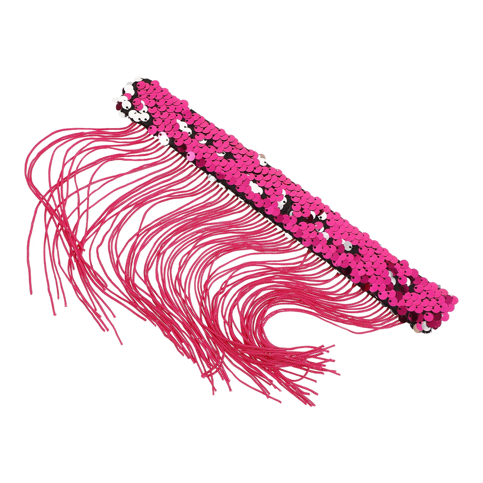 Tassel Pouting Circle Festival Slap Bracelet Cuff Party Gift Children Favor Red Toy
