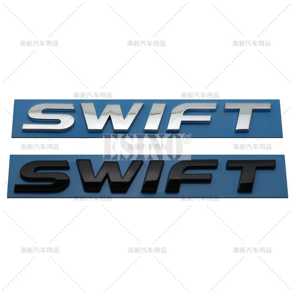 Car Styling Swift 3D ABS samoprzylepny emblemat odznaka na bagażnik naklejka na błotnik naklejka na karoserię dla Suzuki Swift