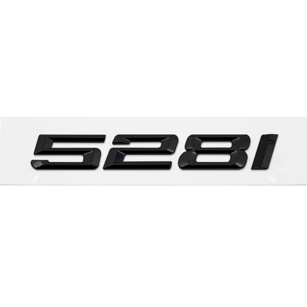 For BMW 5 Series Accessories 528i 525i 523i 528 E53 E90 E71 F11 M5 GT Metal Plastic Number Decal Auto Rear Trunk Badge Emblem