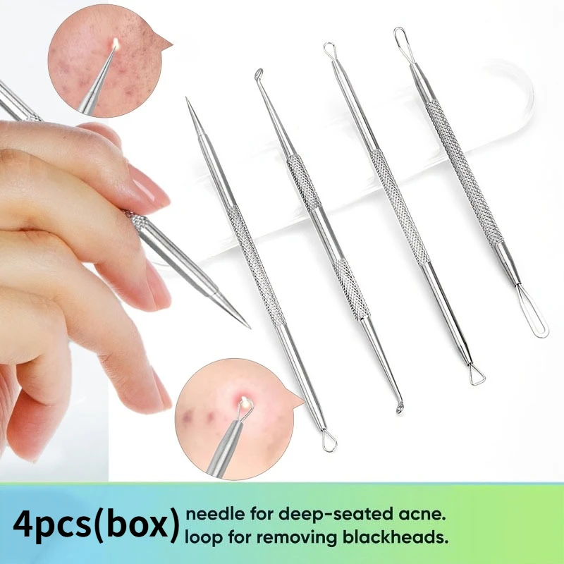 4pcs Removing Blackheads Includes Needles for And Black Spot