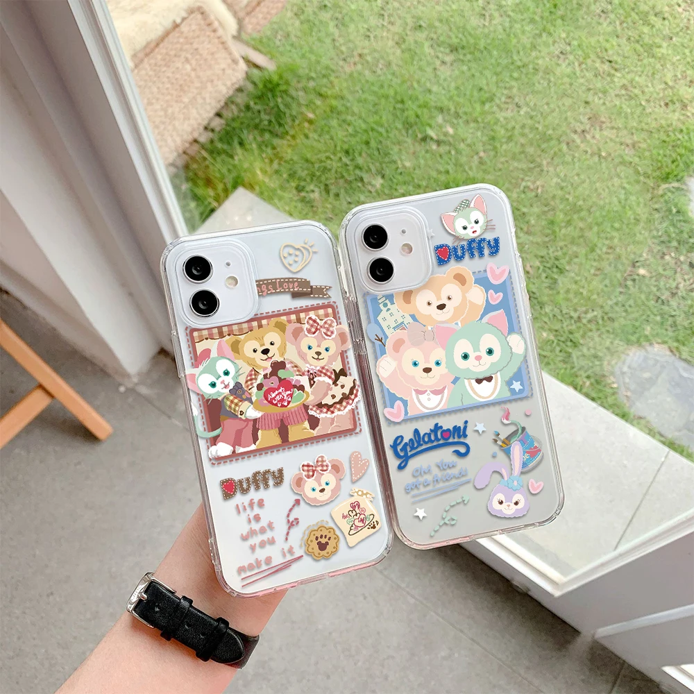 Duffys Disney StellaLou Funda de teléfono Silicone phone case For iPhone 14 13 12 mini 11 pro xs max X XR 5 6 7 PLUS Couple Gift