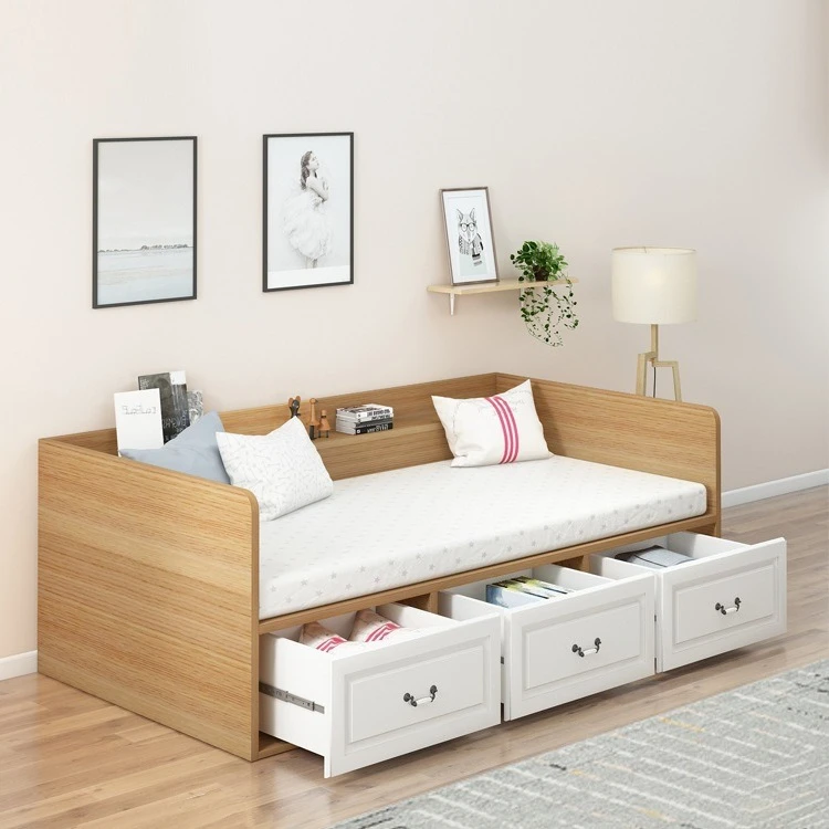 Bedroom Single Double Bed Small Unit Special Bed Board Drawer Storage Bed