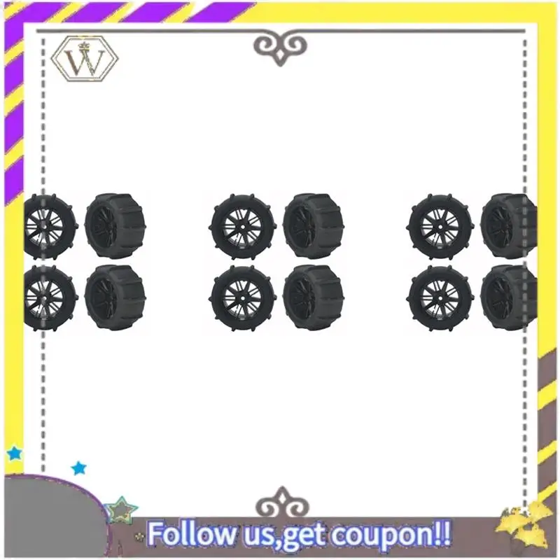 

AU33-20 шт., 80 мм, шины для снежного песка, колесо для Wltoys 144001 124019 12428 104001 Haiboxing 16889 SG1601, детали для обновления радиоуправляемого автомобиля