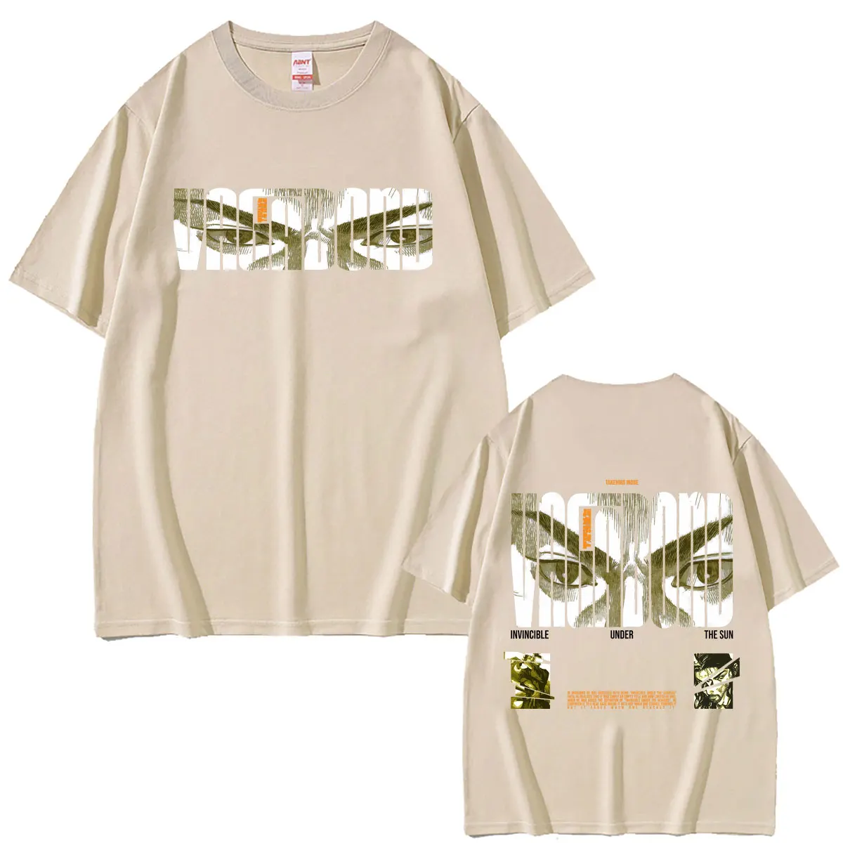 Japanese Anime Vinland Saga Miyamoto Musashi Invincible Under The Sun Graphic T Shirt Men's Women Manga Casual Oversized T-shirt