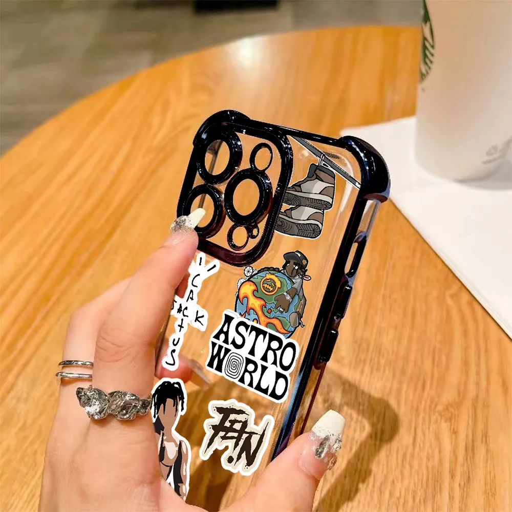 حار مغني الراب C-الصبار J-Jack تصفيح جراب هاتف لسامسونج S26 S25 S24 S23 S22 S21 S20 Edge زائد الترا 4G 5G مكافحة سقوط وسادة هوائية