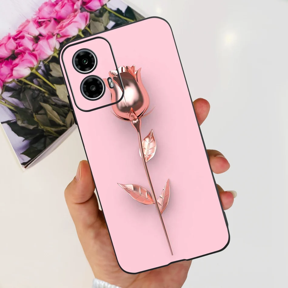 For Motorola Moto G24 G34 Case MOTO G24 G34 4G 5G Elegant Printing Soft Silicon Protective Cover Phone Cases
