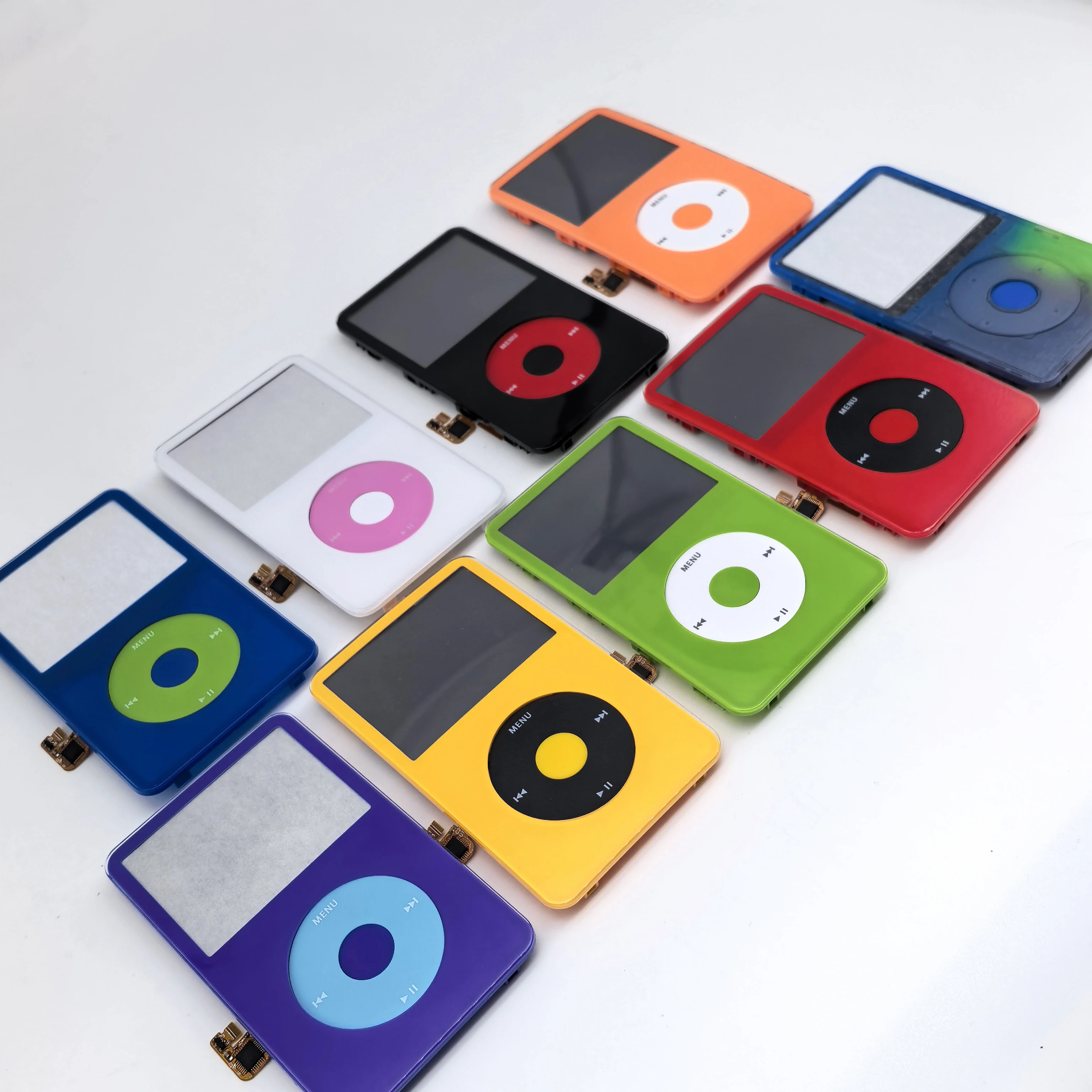 Frontgehäuse-Baugruppe für iPod 5. und 5,5. Generation Video, inklusive Frontplatte mit Click Wheel und Center-Taste – Detail 3