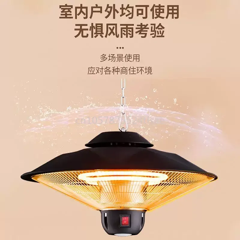 Suspended Large Area Umbrella Outdoor Heater Commercial Outdoor Camping Electric Heater Heating Furnace Household