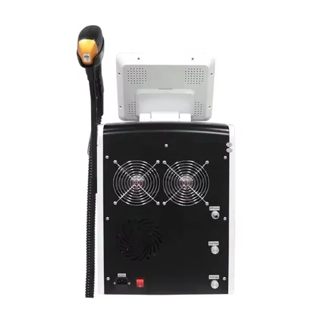 4Wave 3500w Pro Ice Platinum 808nm ديود آلة إزالة الشعر بالليزر 755nm 1064nm نظام التبريد العناية بالبشرة