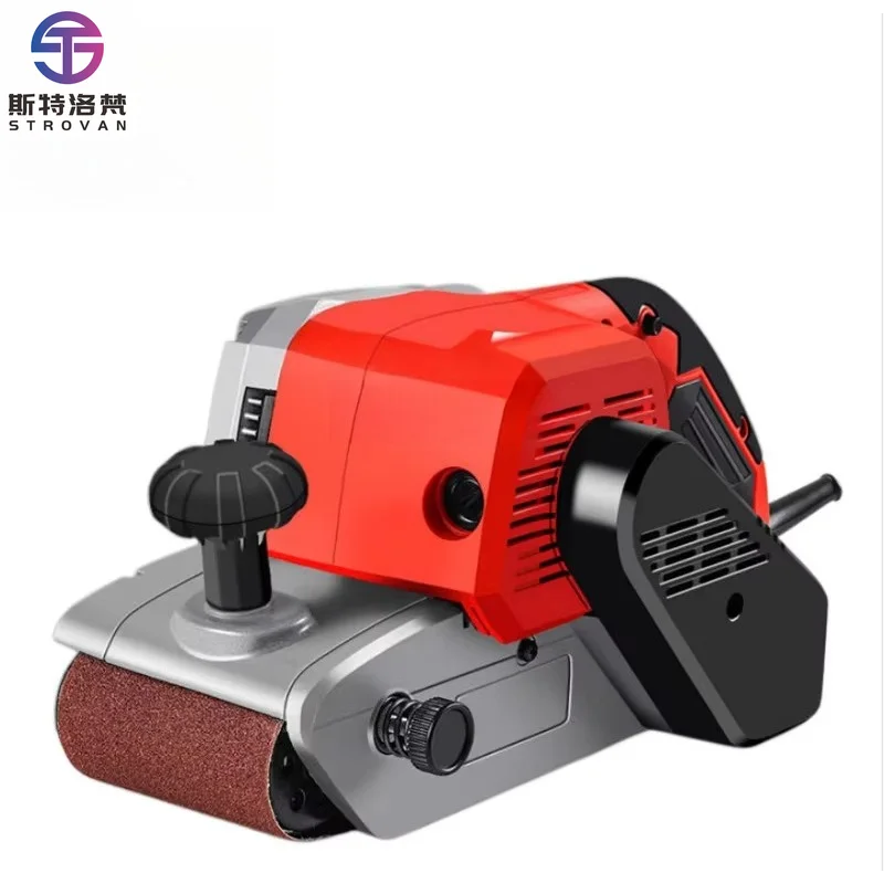 2000W Mini Wide Belt Wood Grinding Machine Electric  Sanding and Polishing for Woodworking and Metal 220V