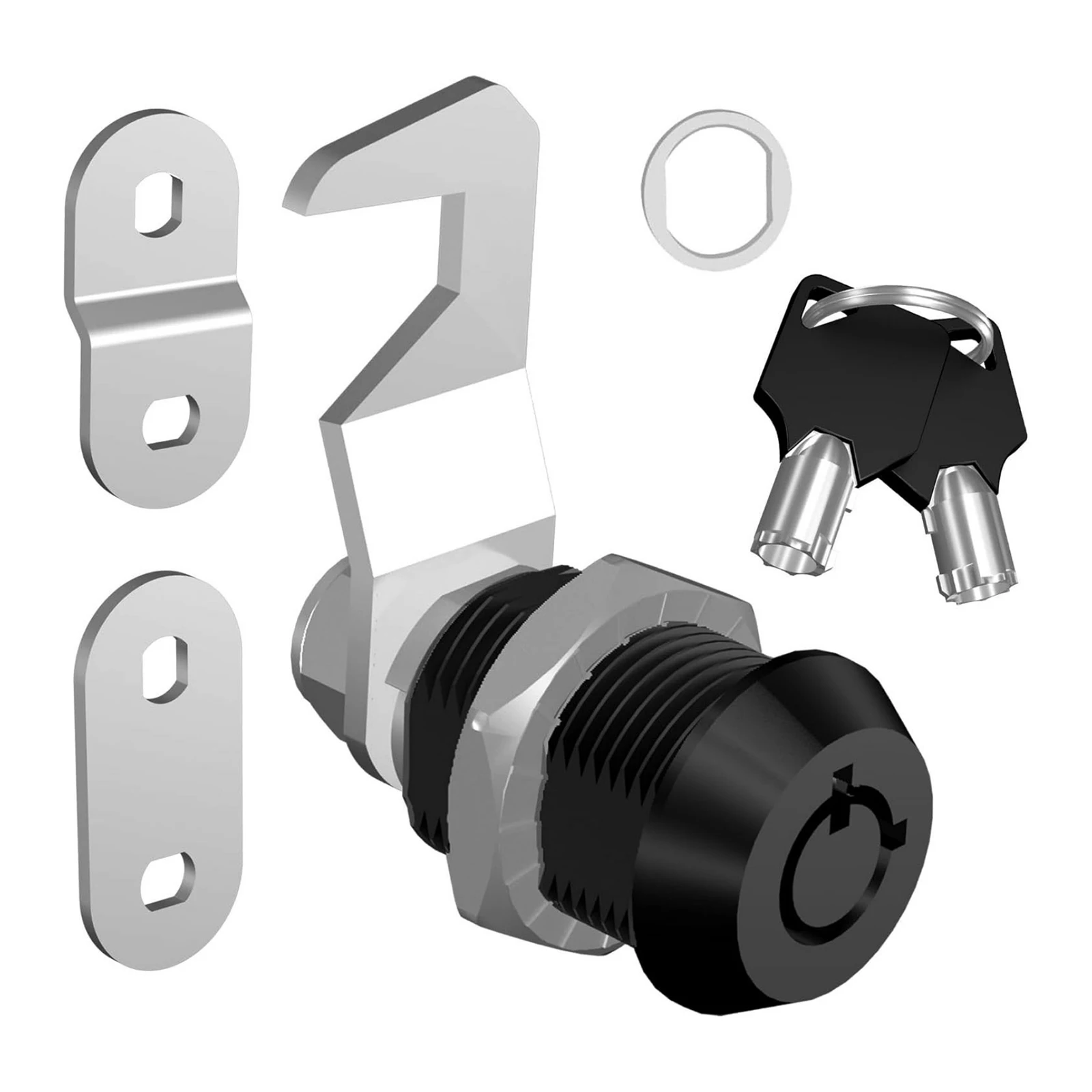 Zinc Alloy Cam Lock Tool Security Lock Drawer Cabinet Post Mail Box Furniture Locker Door Cupboard Cart Lock Kit With 2 Keys
