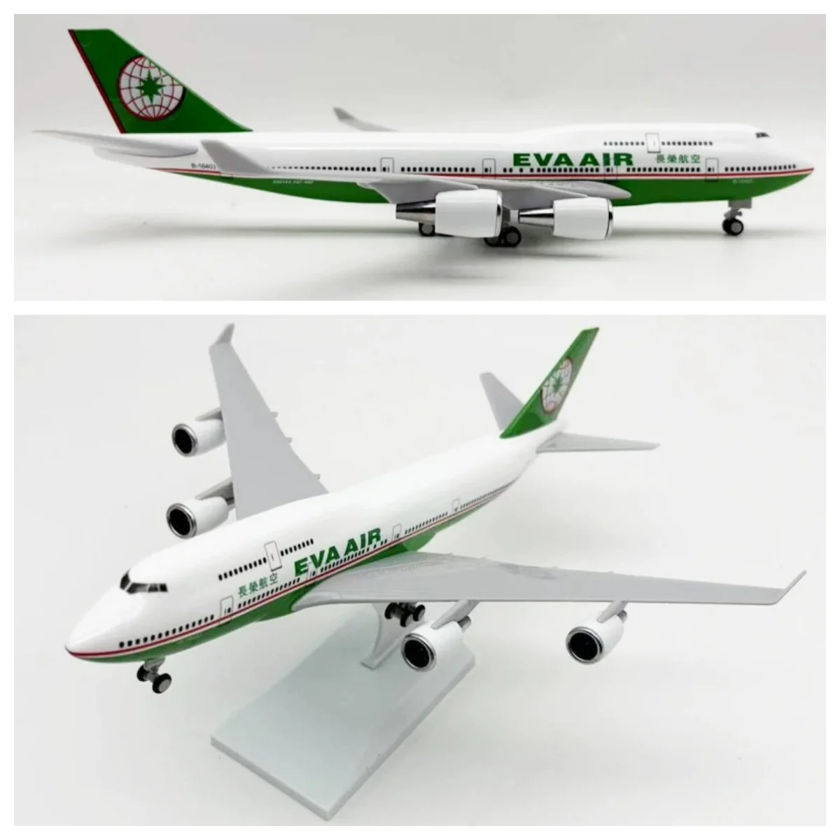 

Модель самолета, игрушка 30 см, eva air 727, модель самолета в масштабе 1/250, детские игрушки, собранный миниатюрный самолет для энтузиастов