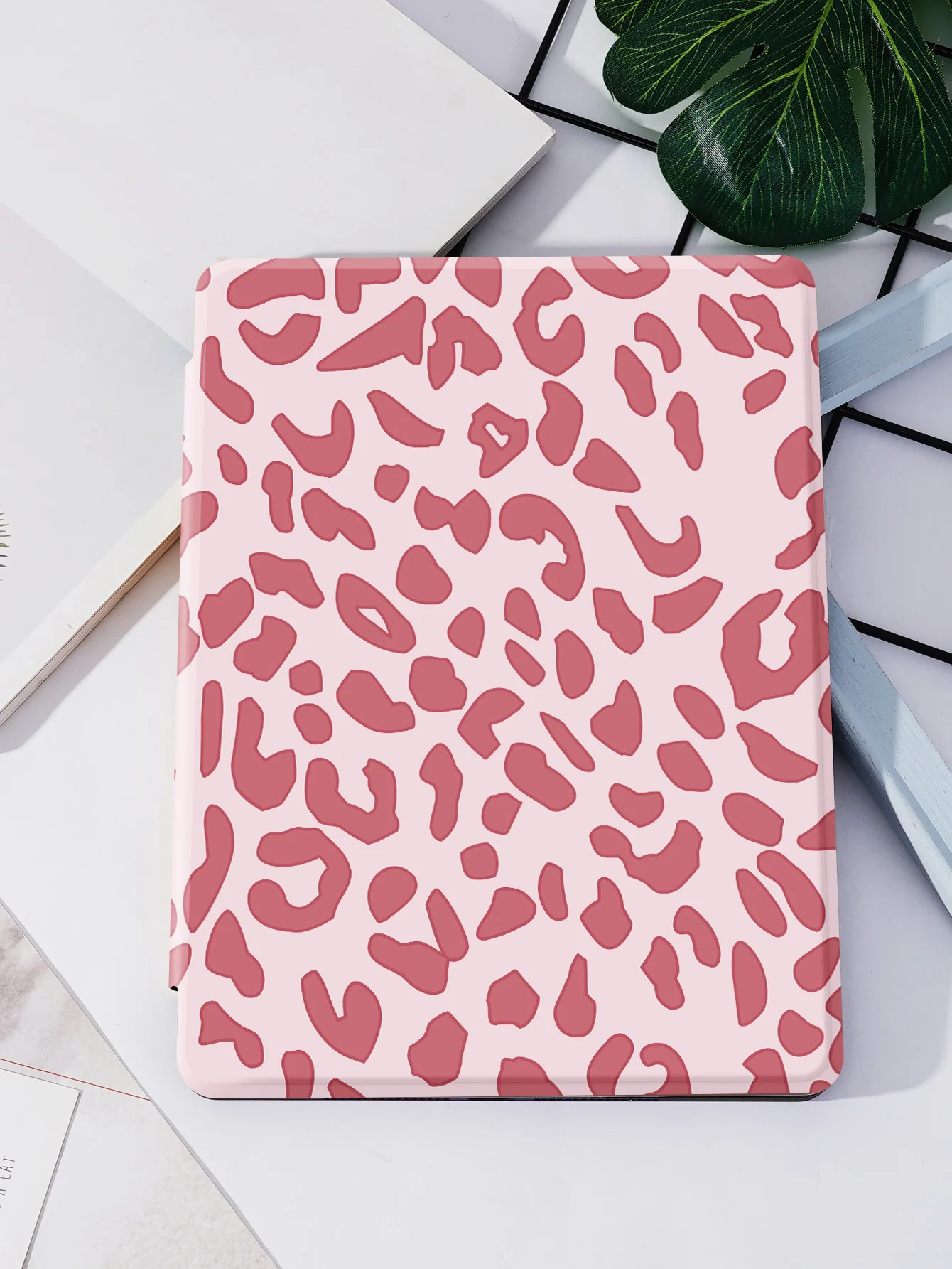 Pink Leopard iPad Case for iPad 9th/8th/7th Generation 10.2 inch (2021/2020/2019 Model) , Air 4/5th cover,with Auto Wake/Sleep