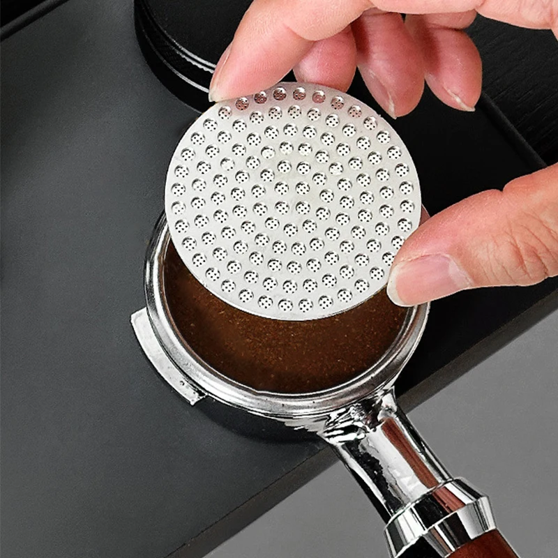 51/53/58mm Coffee Filter Screen Heat Resistant Mesh Reusable Portafilter Barista Coffee Making Puck Screen for Espresso Machine