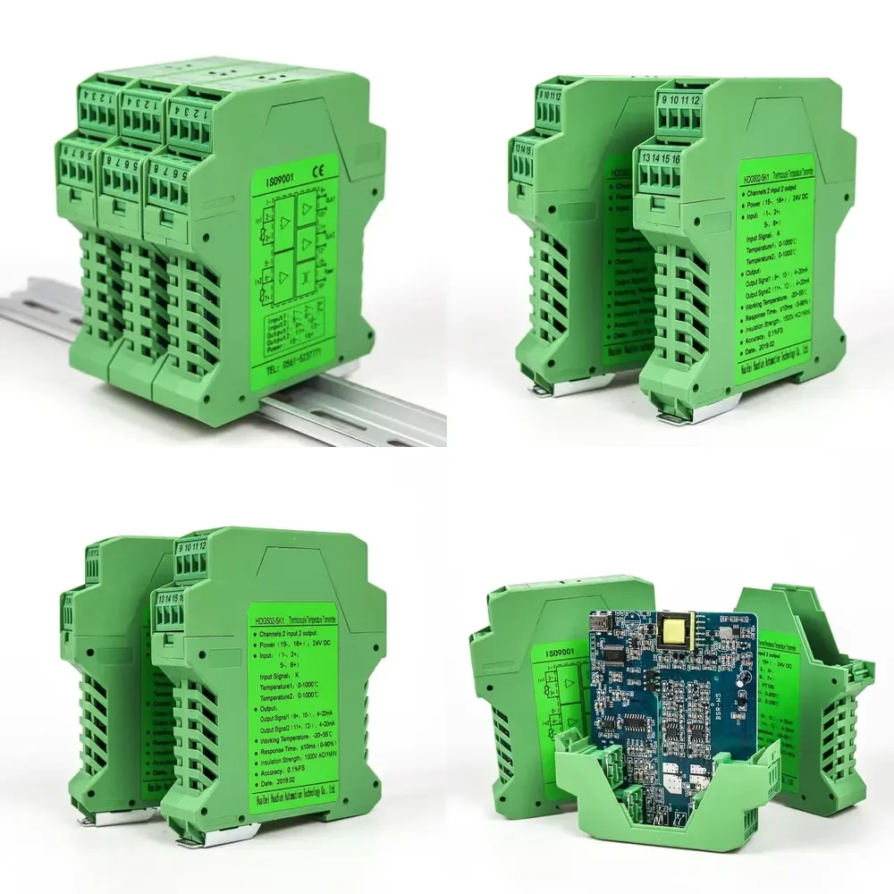 

Thermal Resistance Temperature Isolation Transmitter Generate 1: 1 Resistance Signals and Analog Signals Input PT100 to