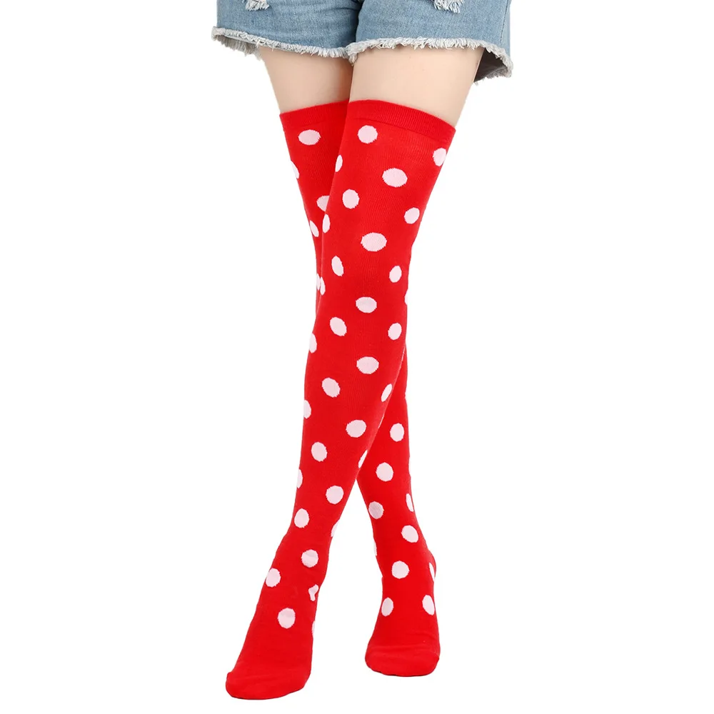 Sock Leisure Ankle Crew Fuzzy Decorative Props Performance Party Ladybug Red Black Polka Dot Stockings B2W129