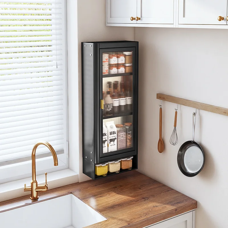 Kitchen  storage box Wall-mounted multi-functional  rack Wall rack  locker