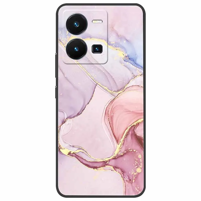 Case For Vivo V25 V25E Marble Soft Silicone TPU Phone Back Cover for Vivo V25E V25 E Funda for VivoV25 V2201 V2202 Cartoon Coque