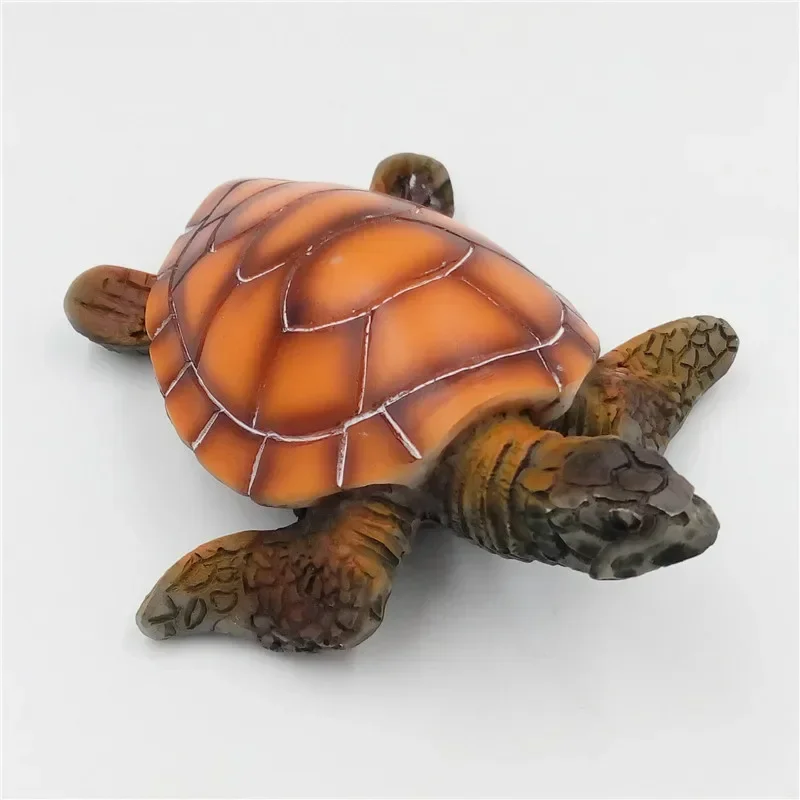 Artificial Polyresin Aquatic Sea Turtle Tortoise Aquarium Ornament Fish Tank Decoration Turtle Decor Turtle Toys